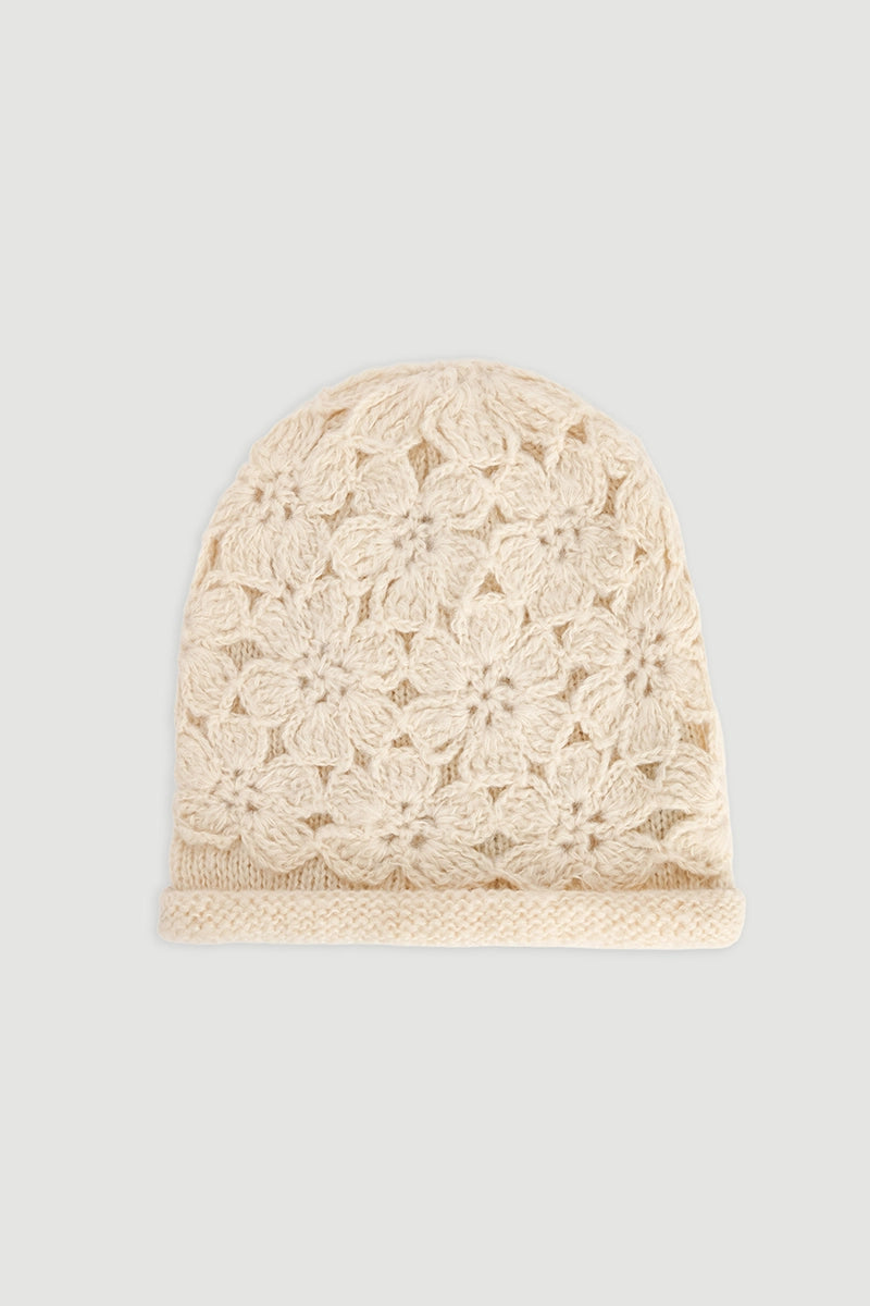 2-Way Beige Beanie : Limited Offer: Free Initials for the First 12 Customers