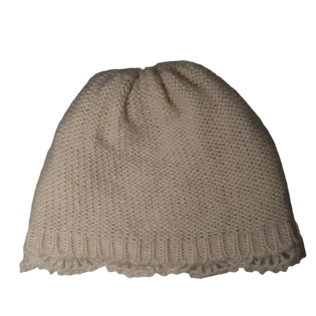 2-Way Beige Beanie : Limited Offer: Free Initials for the First 12 Customers